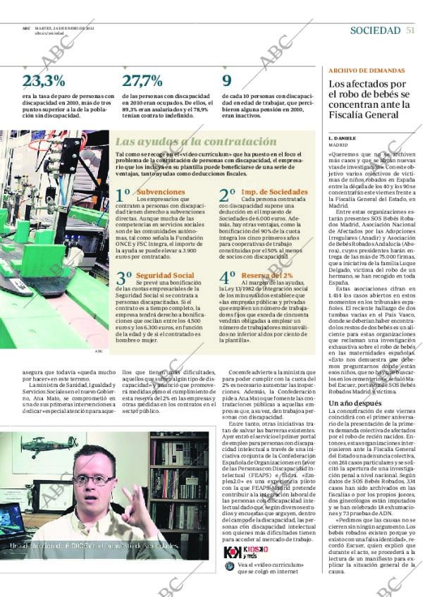ABC MADRID 24-01-2012 página 51
