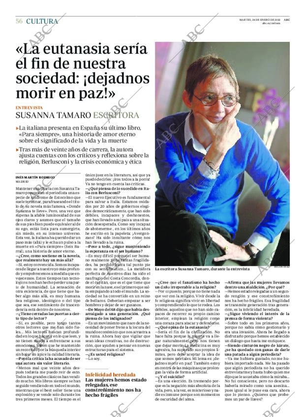 ABC MADRID 24-01-2012 página 56