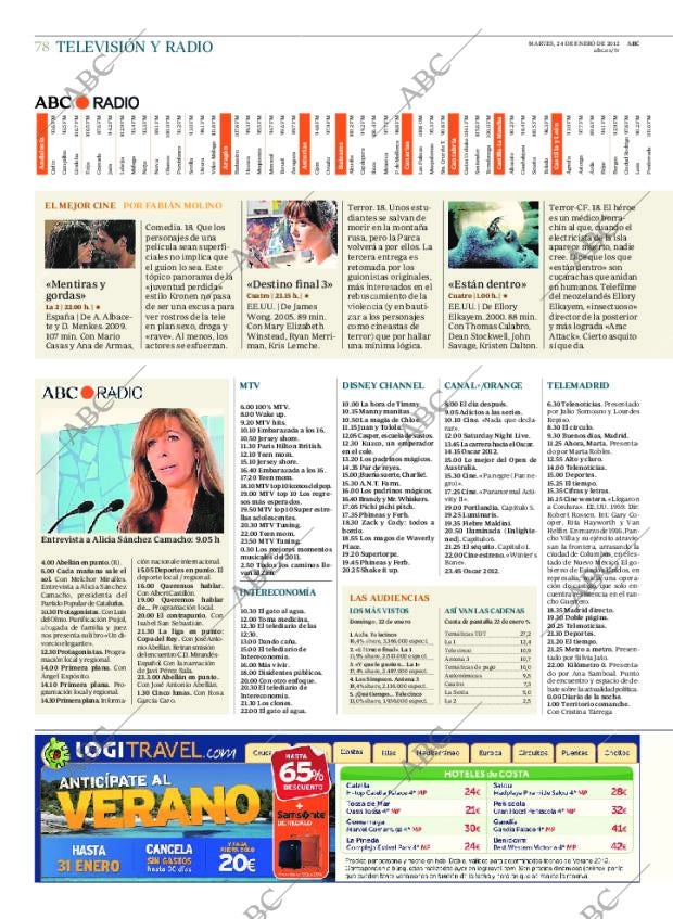ABC MADRID 24-01-2012 página 78