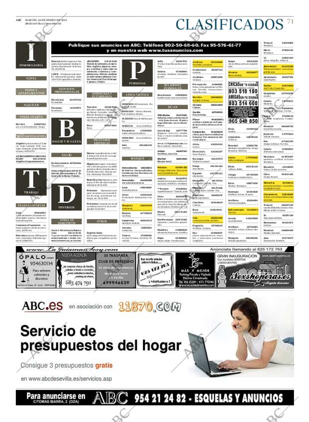 ABC SEVILLA 24-01-2012 página 71