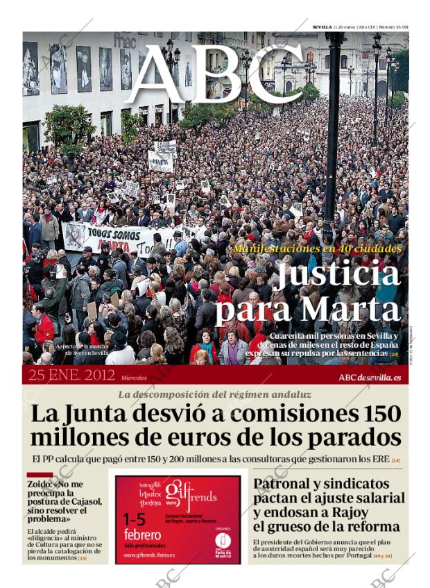 ABC SEVILLA 25-01-2012 página 1