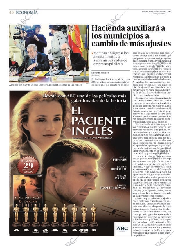 ABC MADRID 26-01-2012 página 40