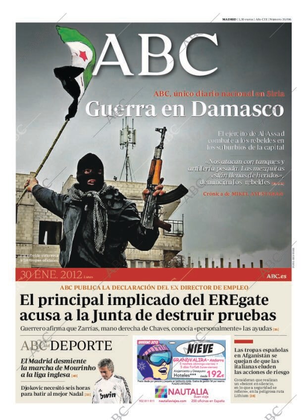 ABC MADRID 30-01-2012 página 1