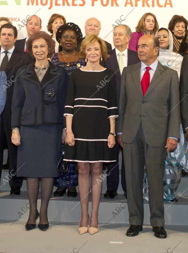 La Reina doña Sofia Presenta la Fundacion "Mujeres por Africa" con Mª Teresa...