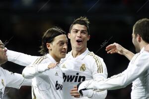 Partido de Liga entre el Real Madrid y el Levante, disputado en el estadio...