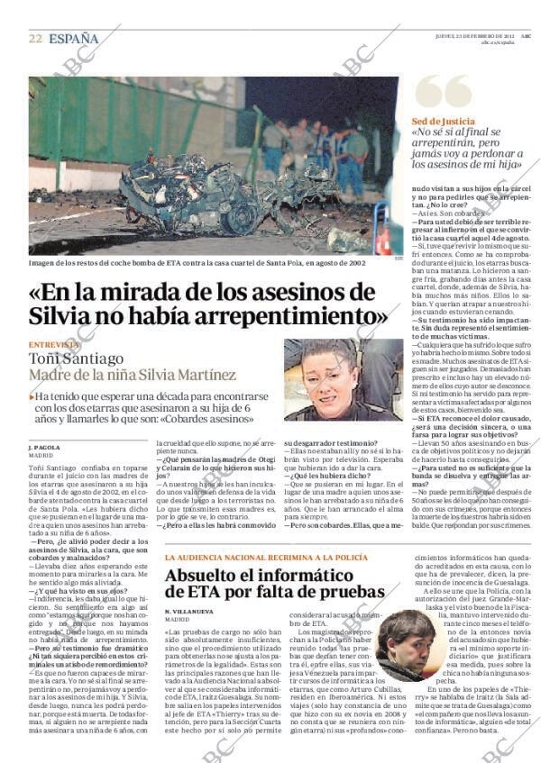 ABC MADRID 23-02-2012 página 22