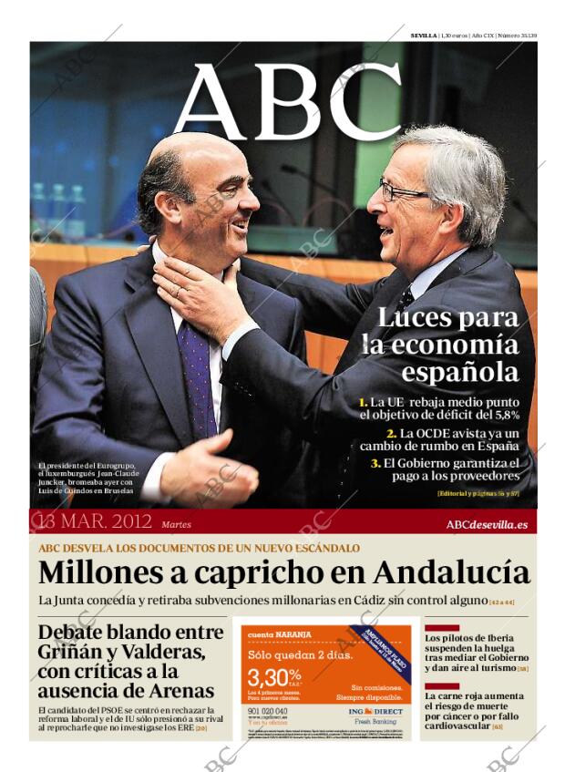ABC SEVILLA 13-03-2012 página 1