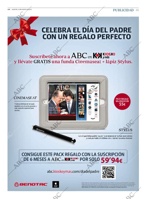 ABC SEVILLA 13-03-2012 página 45