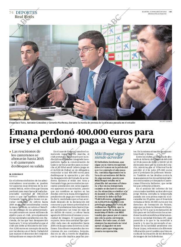 ABC SEVILLA 13-03-2012 página 74
