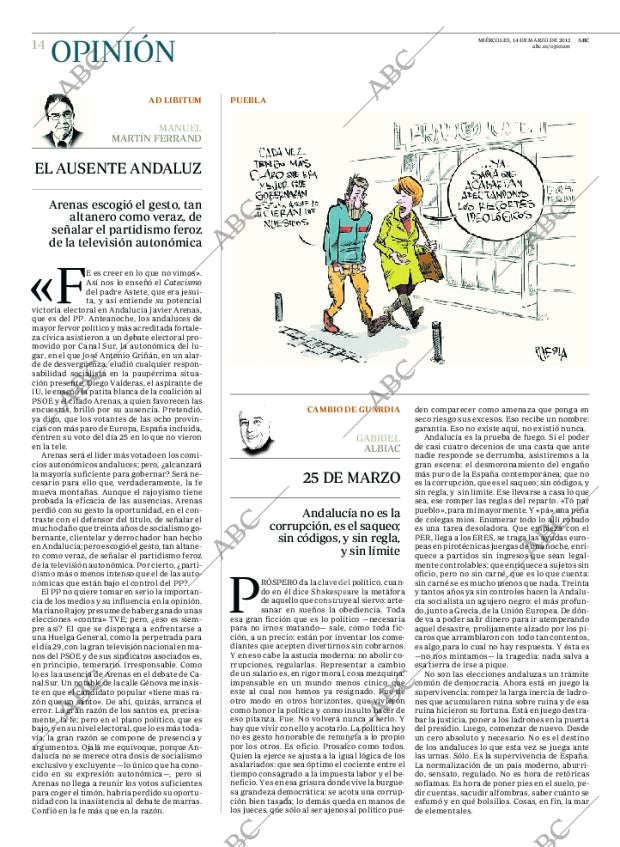 ABC MADRID 14-03-2012 página 14