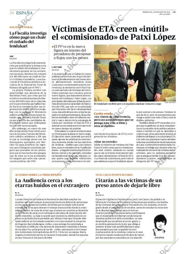ABC MADRID 14-03-2012 página 28