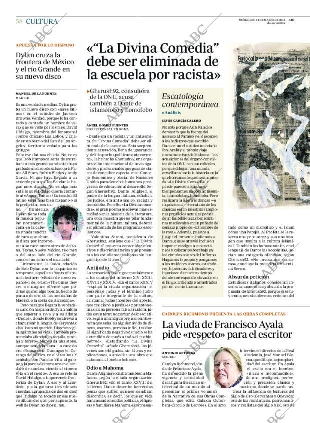 ABC MADRID 14-03-2012 página 58