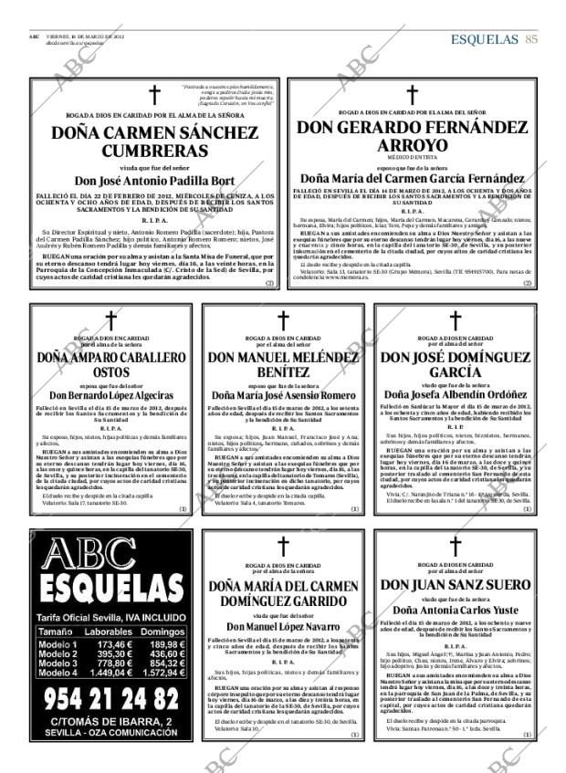 ABC SEVILLA 16-03-2012 página 85