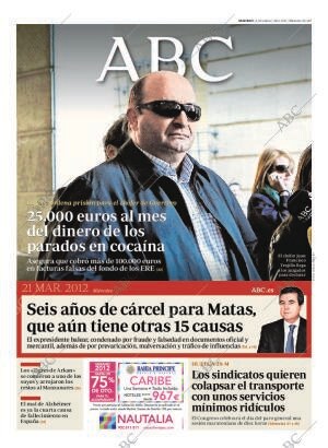 ABC MADRID 21-03-2012 página 1