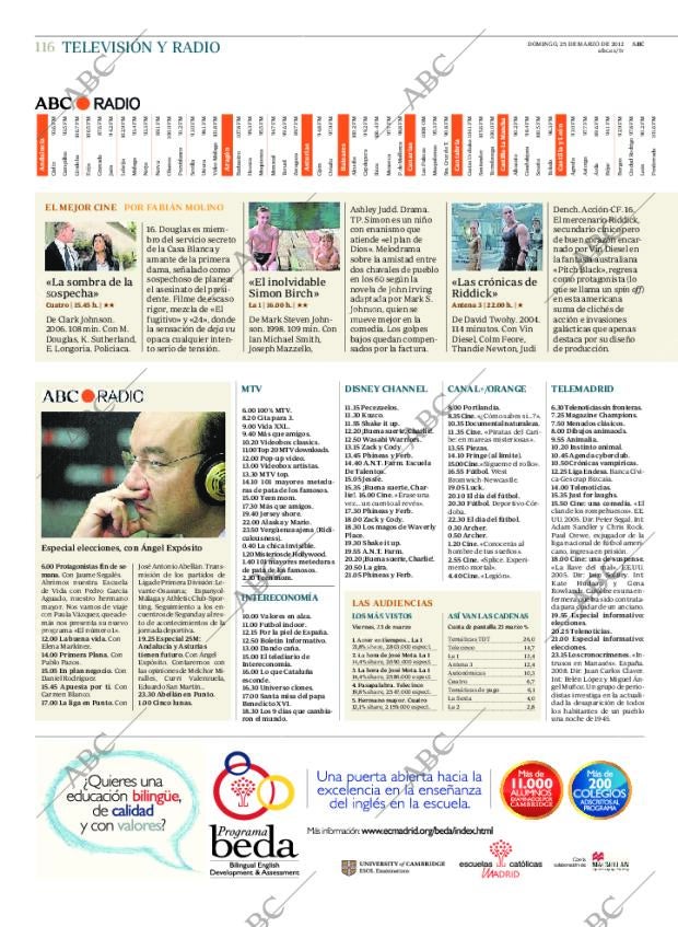 ABC MADRID 25-03-2012 página 116