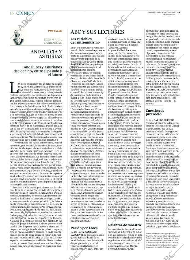 ABC MADRID 25-03-2012 página 16