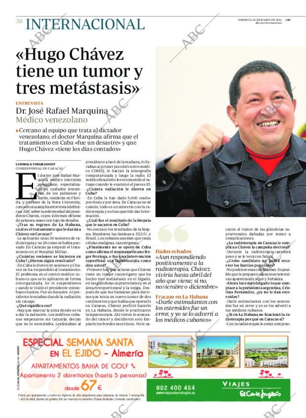 ABC MADRID 25-03-2012 página 38