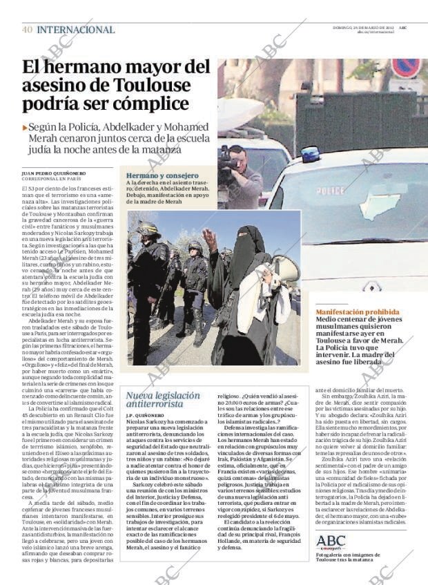 ABC MADRID 25-03-2012 página 40