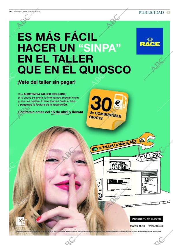 ABC MADRID 25-03-2012 página 43