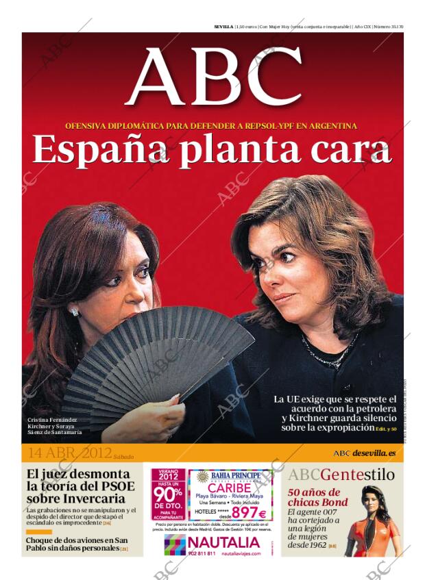 ABC SEVILLA 14-04-2012 página 1