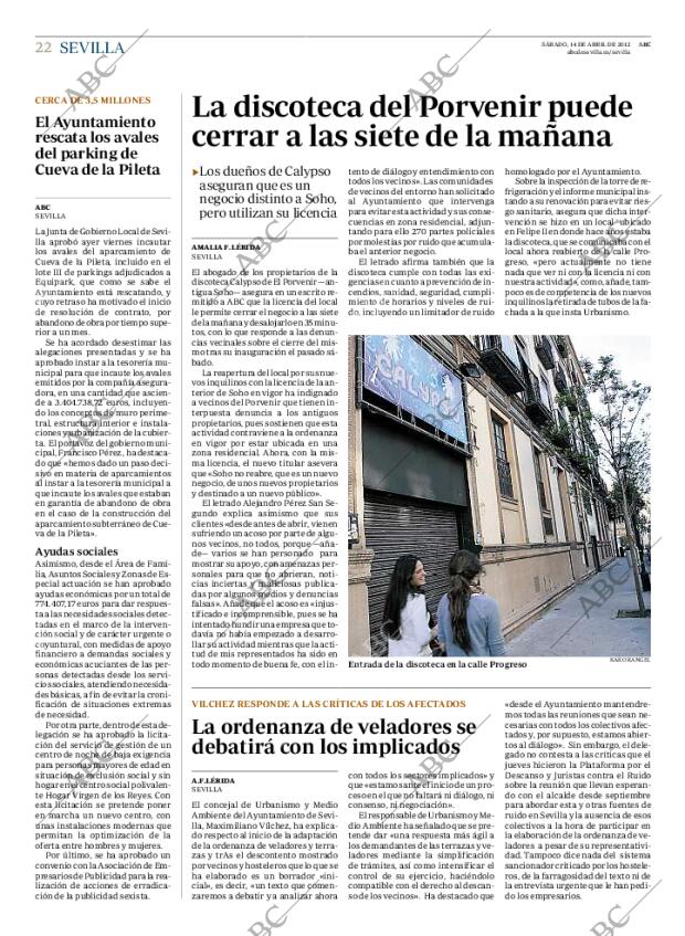 ABC SEVILLA 14-04-2012 página 22