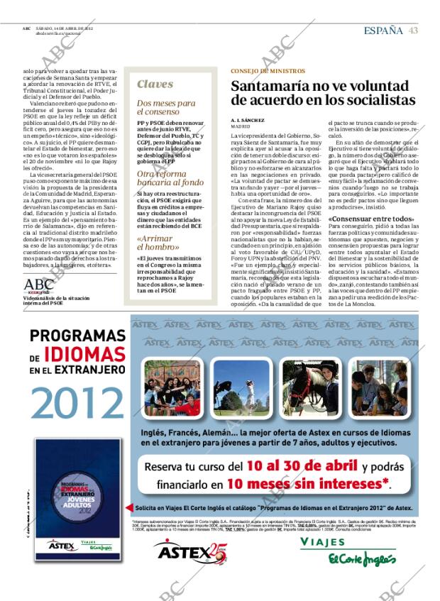 ABC SEVILLA 14-04-2012 página 43