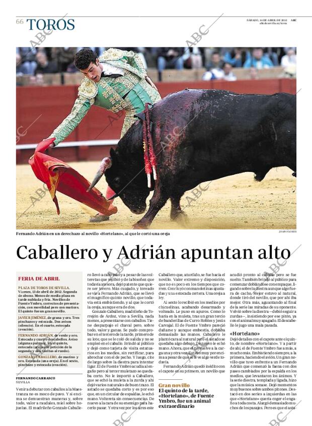 ABC SEVILLA 14-04-2012 página 66
