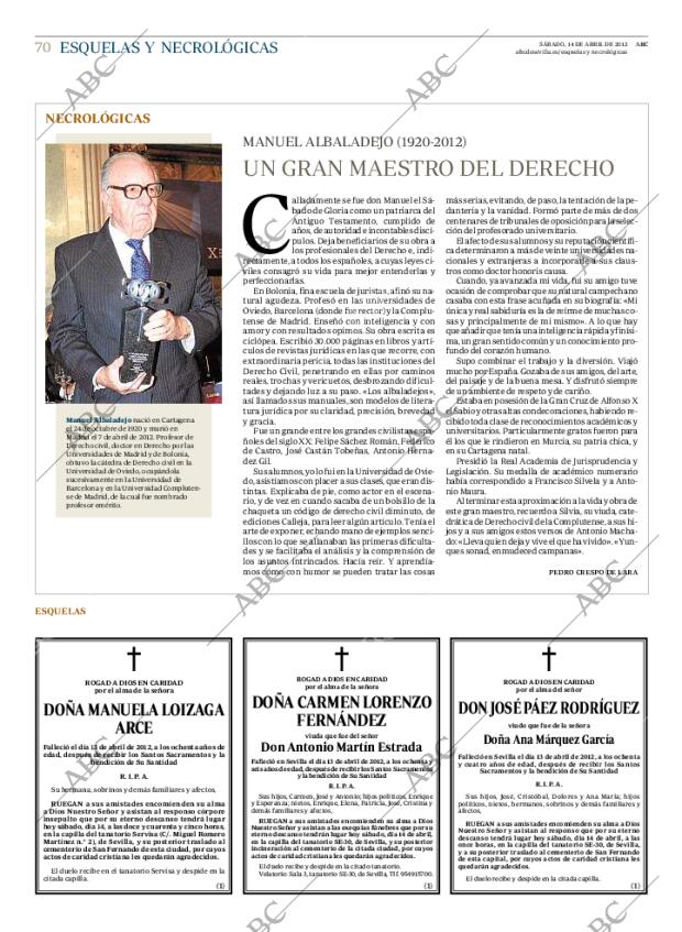 ABC SEVILLA 14-04-2012 página 70