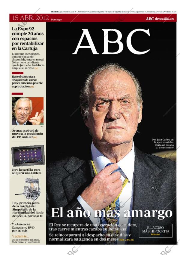 ABC SEVILLA 15-04-2012 página 1