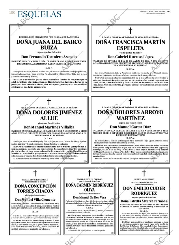 ABC SEVILLA 15-04-2012 página 100
