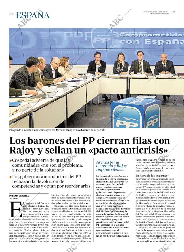 ABC SEVILLA 15-04-2012 página 58