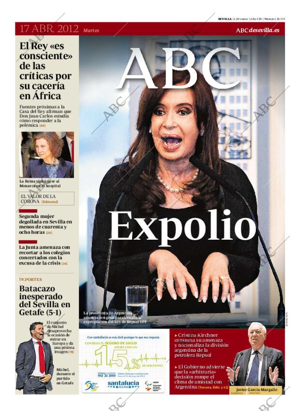ABC SEVILLA 17-04-2012 página 1