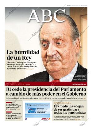 ABC SEVILLA 19-04-2012 página 1