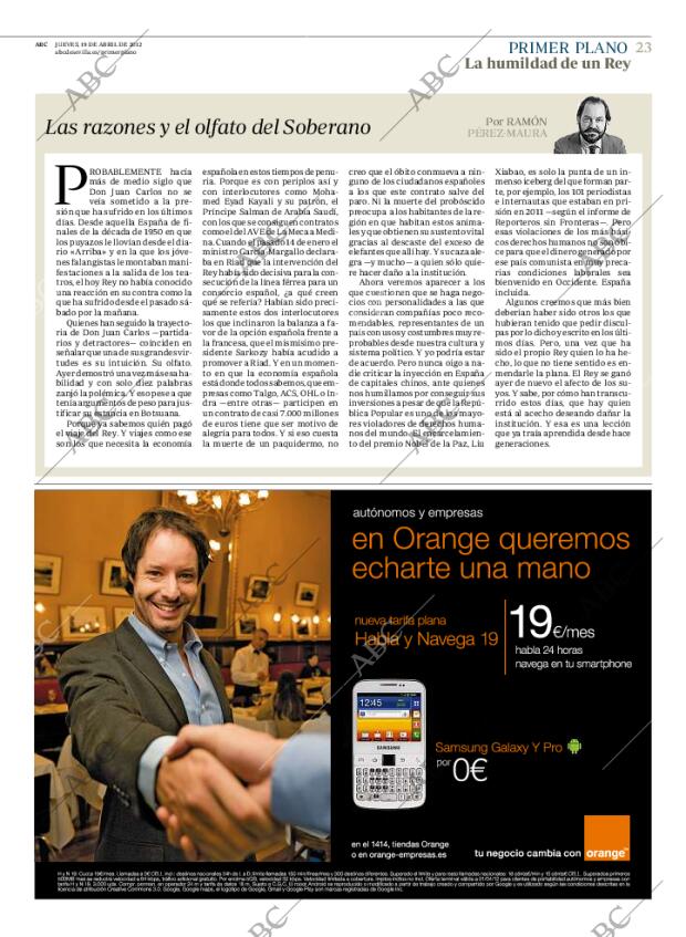 ABC SEVILLA 19-04-2012 página 23