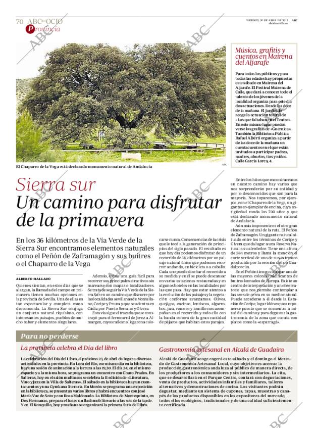 ABC SEVILLA 20-04-2012 página 70