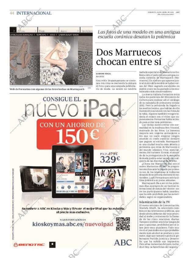 ABC MADRID 22-04-2012 página 44