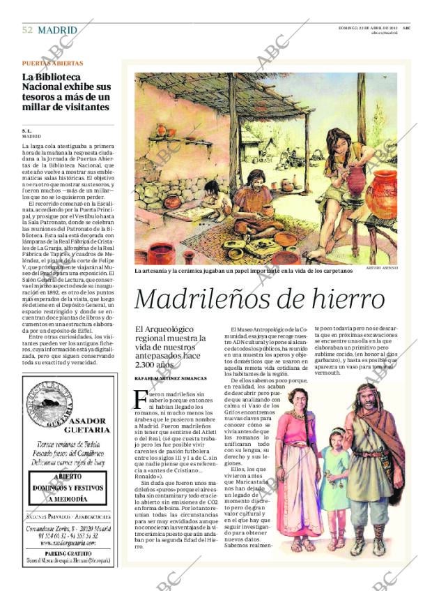 ABC MADRID 22-04-2012 página 52