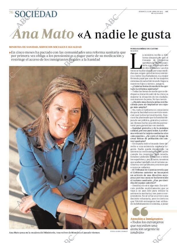 ABC MADRID 22-04-2012 página 76