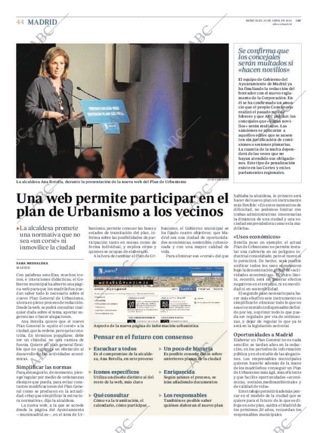 ABC MADRID 25-04-2012 página 44