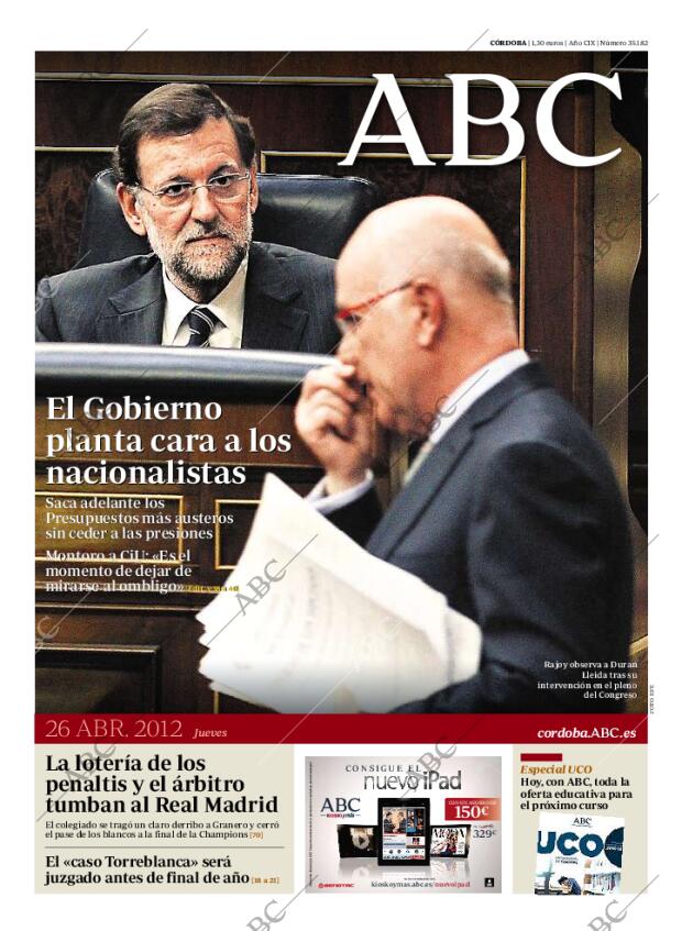 ABC CORDOBA 26-04-2012 página 1