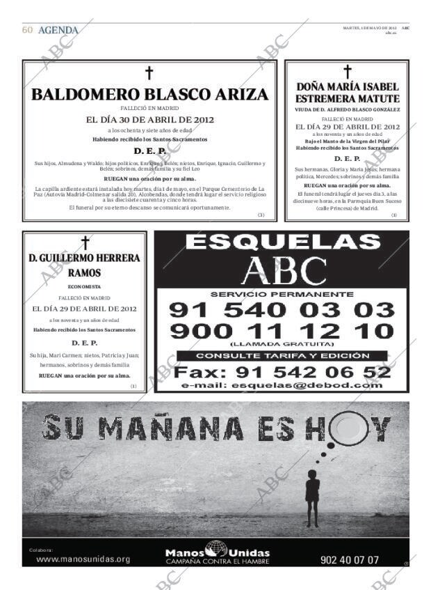 ABC MADRID 01-05-2012 página 60