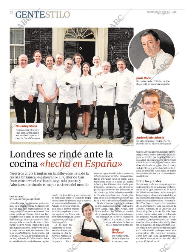 ABC MADRID 01-05-2012 página 74