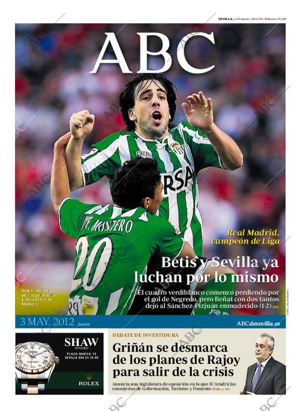 ABC SEVILLA 03-05-2012 página 1