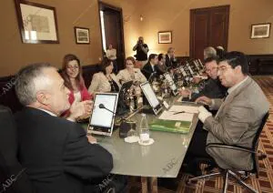 Jose Antonio Griñan, Susana Diaz, Diego Valderas, mar Moreno, Emilio de Llera