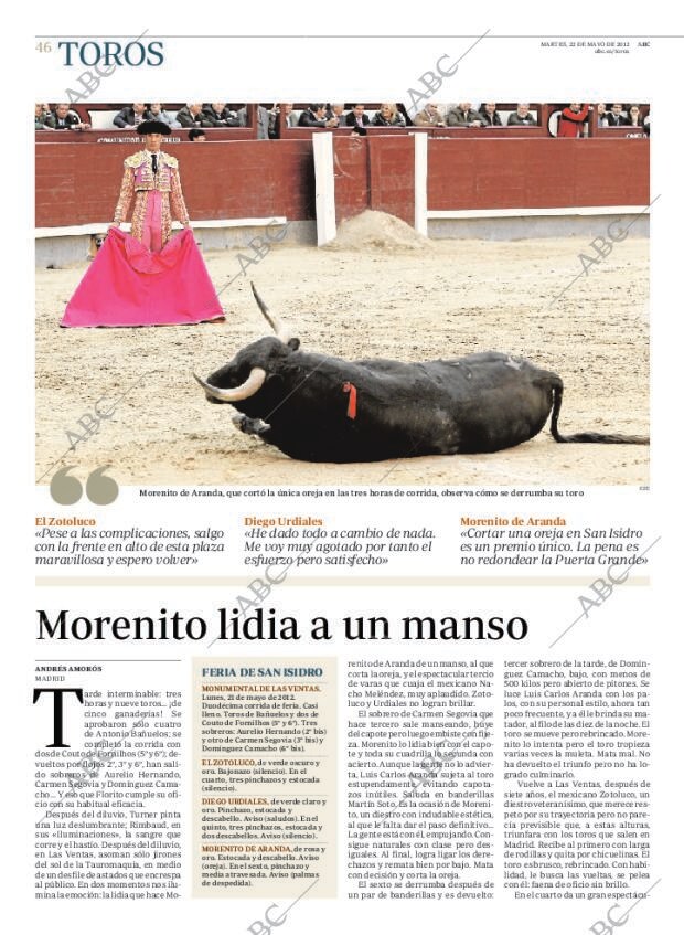 ABC MADRID 22-05-2012 página 46