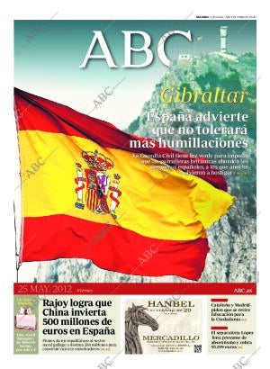 ABC MADRID 25-05-2012 página 1