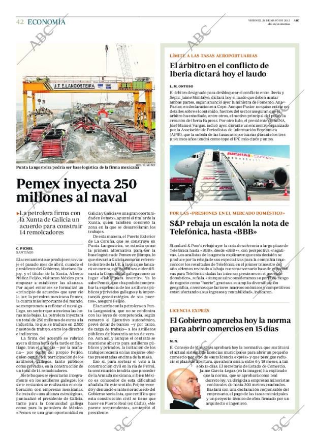 ABC MADRID 25-05-2012 página 42