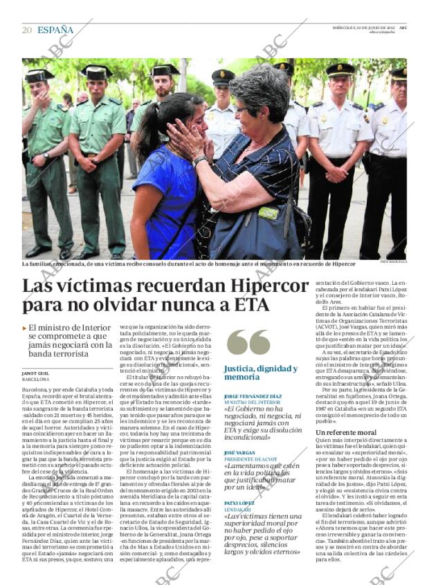 ABC MADRID 20-06-2012 página 20