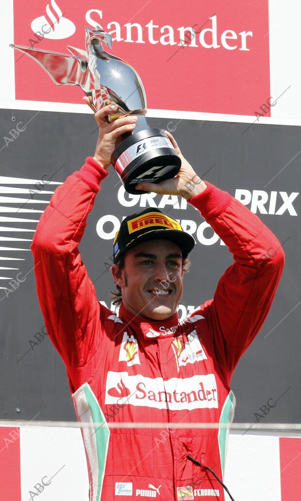 Fernando Alonso en el gran premio de Formula 1