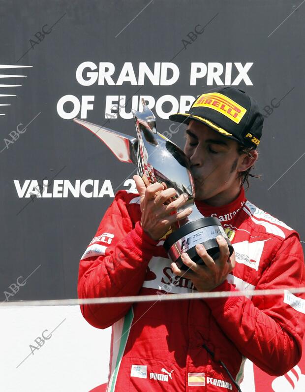 Fernando Alonso en el gran premio de Formula 1